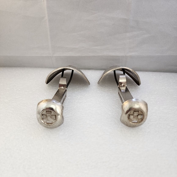Vtg EKCO Hammered Metal Shoe Tree Shaper Stretcher Adjustable Pair - Picture 4 of 10